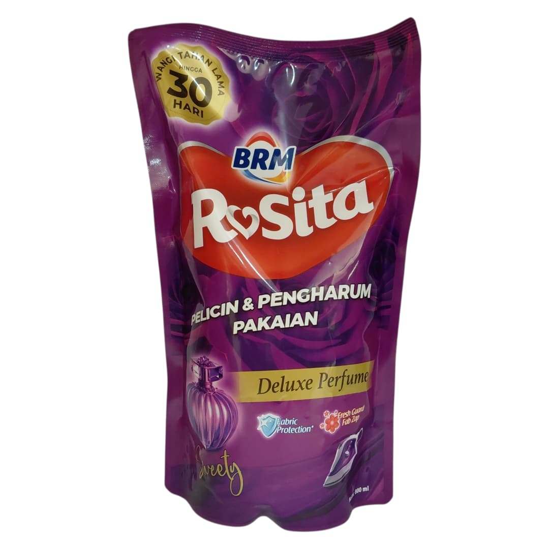 Brm Rosita Pelicin Pewangi Pakaian Sweety Pouch 800 ml – 1