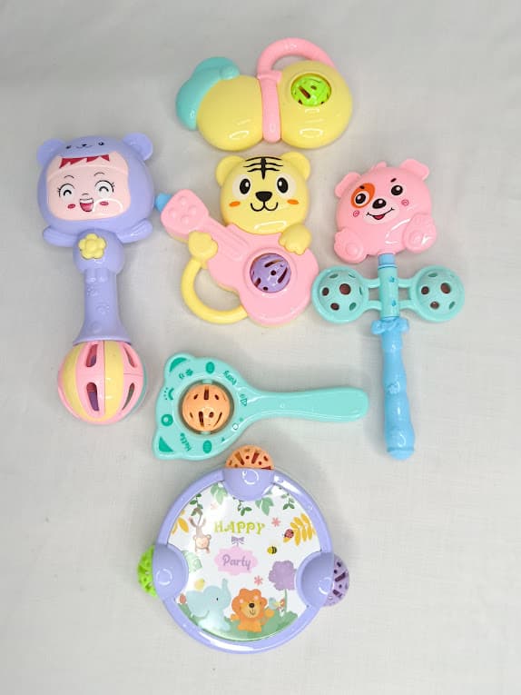 Kerincingan Bayi 6 pcs Kemasan – 1