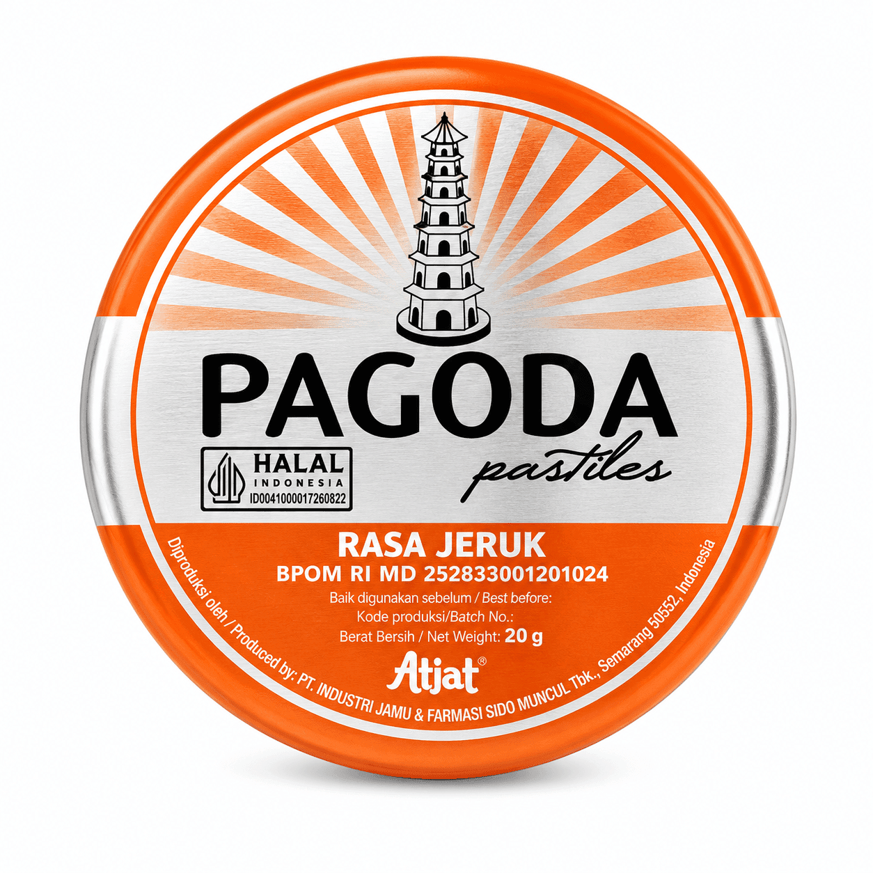 Pagoda Pastiles Jeruk 20gr – 1
