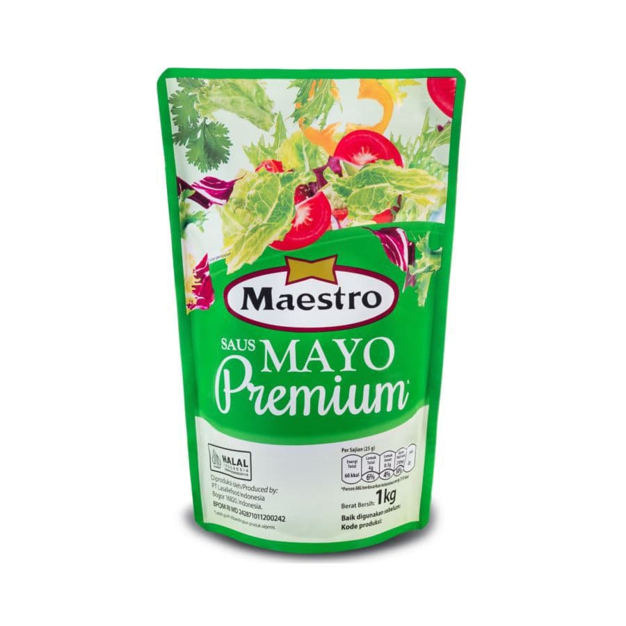 Maestro Saus Mayo Premium Pouch 1 kg – 1
