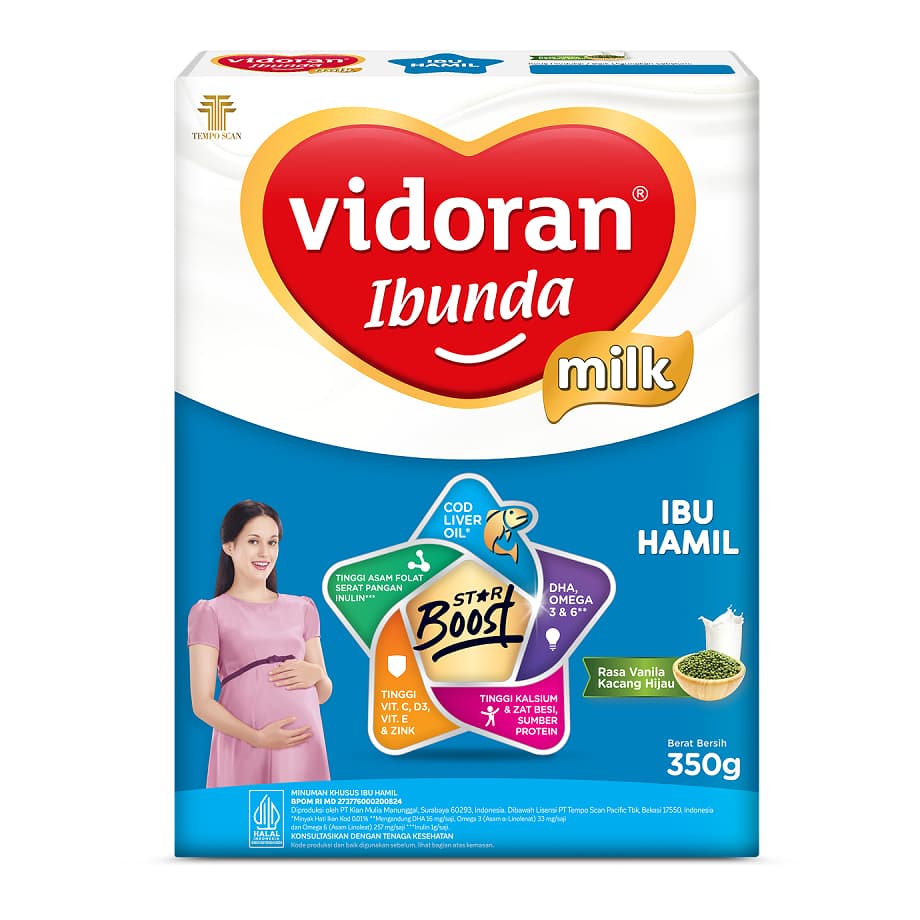 Vidoran Ibunda Vanila Kacang Hijau 350 gr – 1