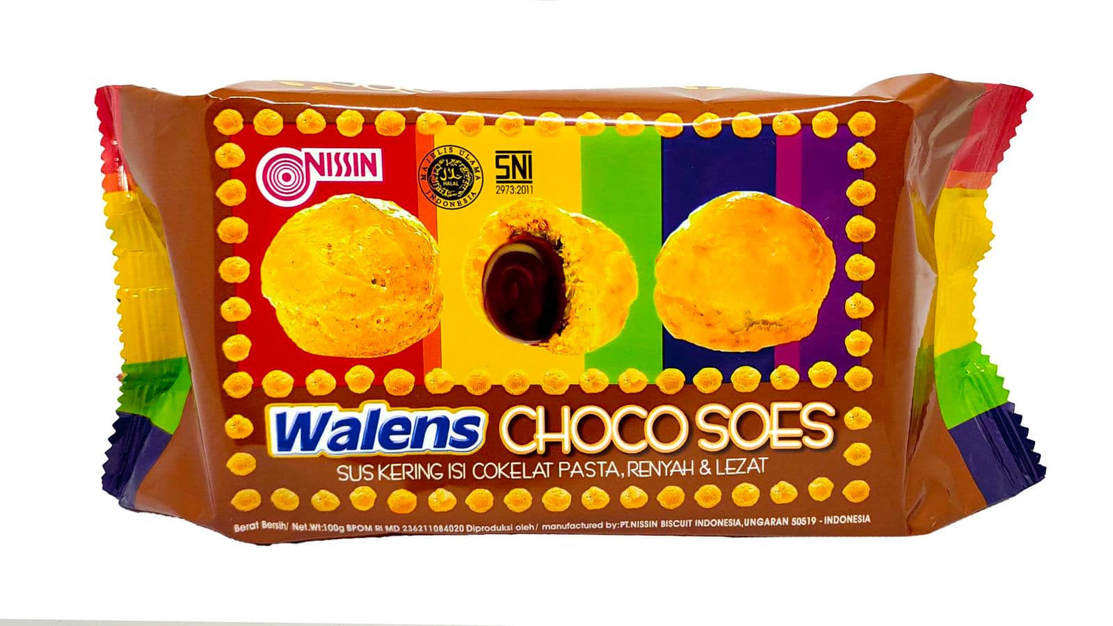Nissin Walens Kue Soes Cokelat 100 gr – 1