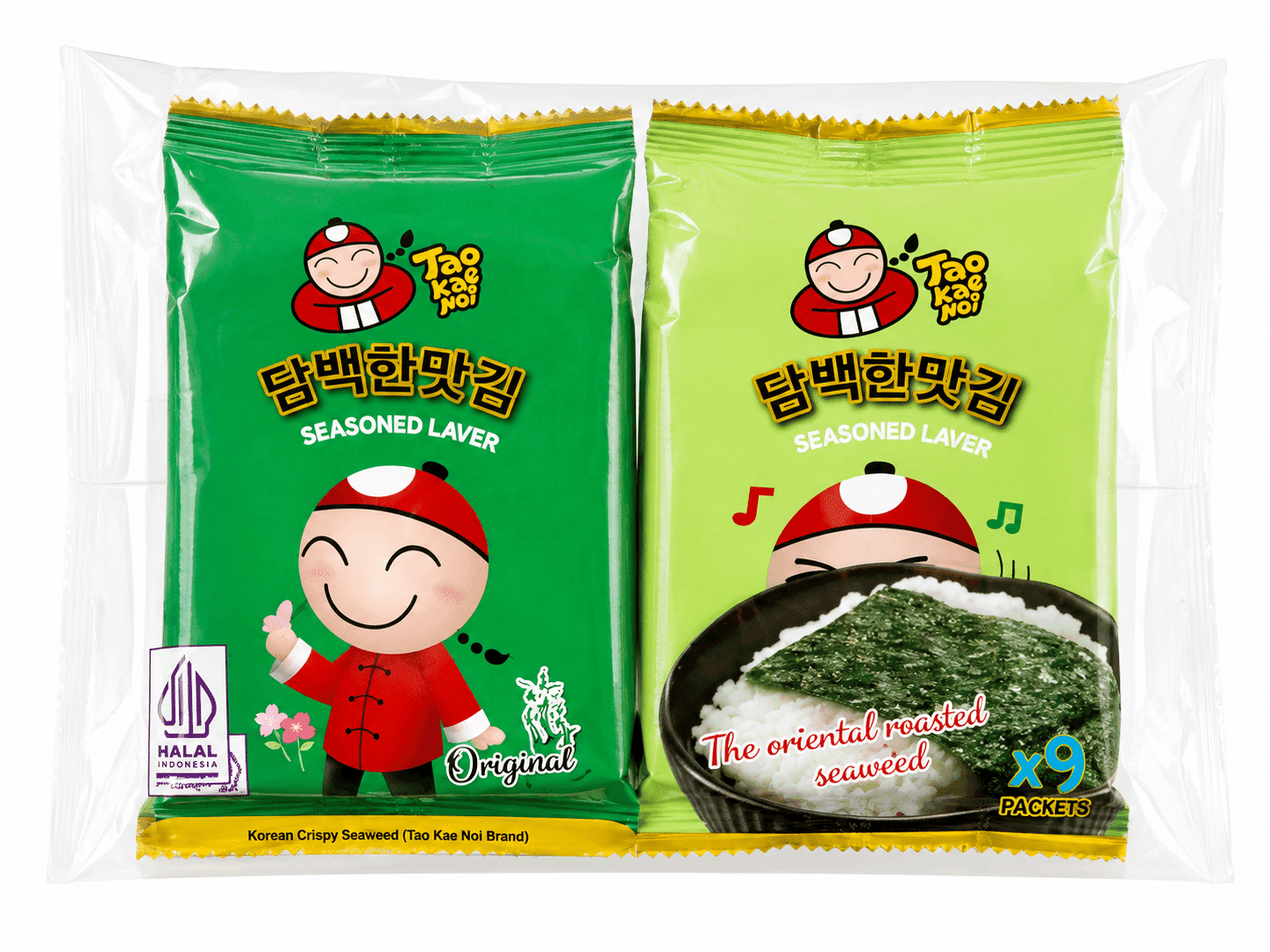 Tao Kae Noi Rumput Laut Berbumbu Original 4 gr x 2 pcs – 1