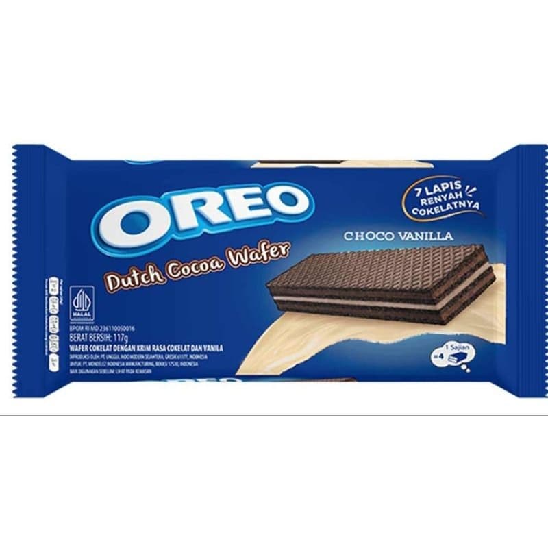 Oreo Wafer Cokelat Vanila 117 gr – 1