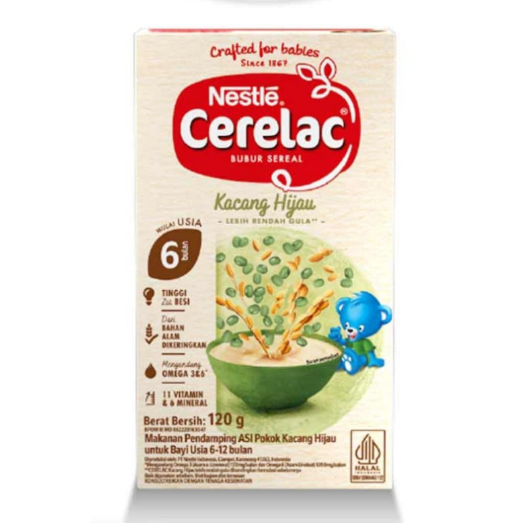 Cerelac Soya Kacang Hijau 120 gr – 1