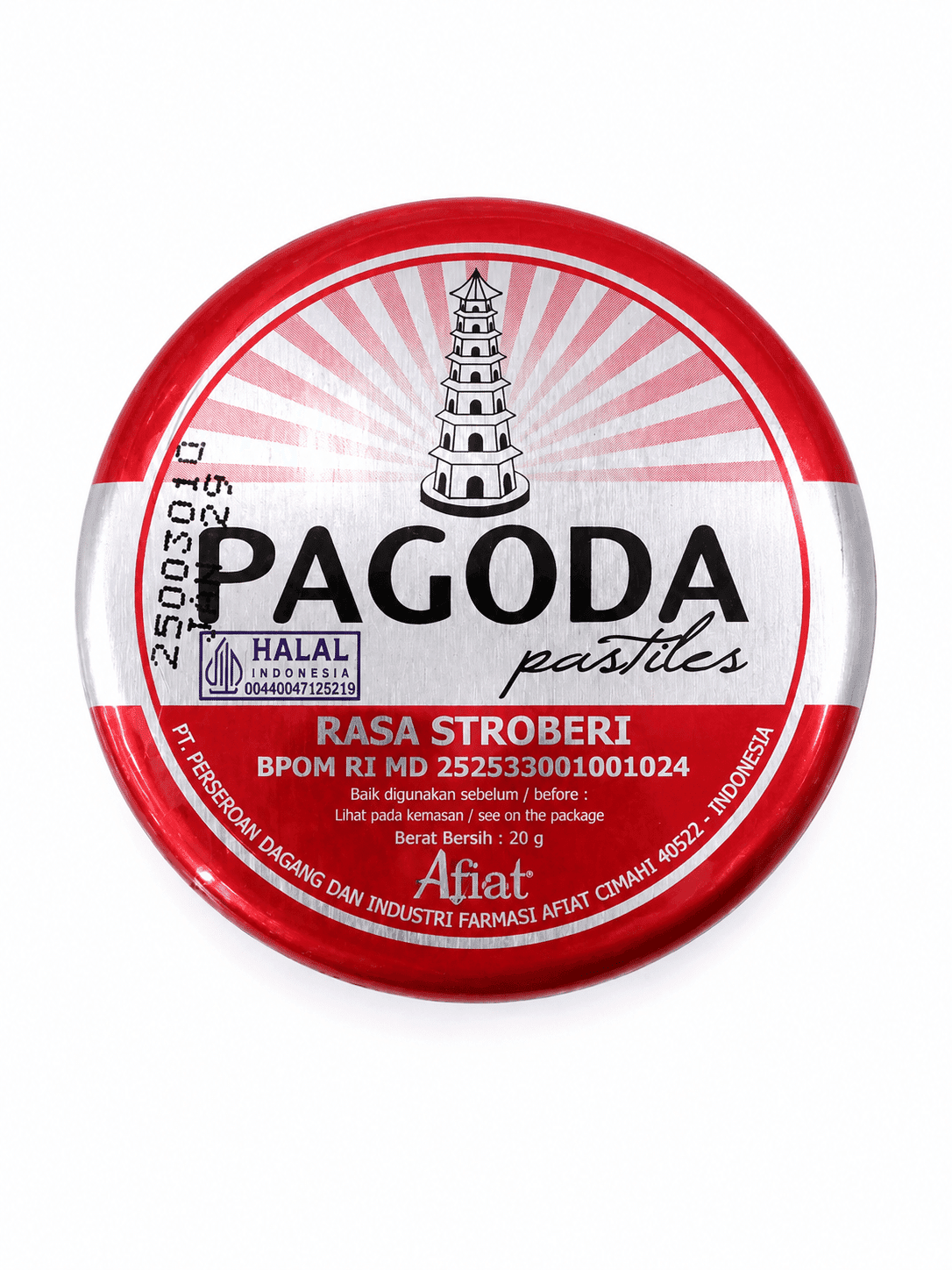 Pagoda Pastiles Stroberi 20gr – 2