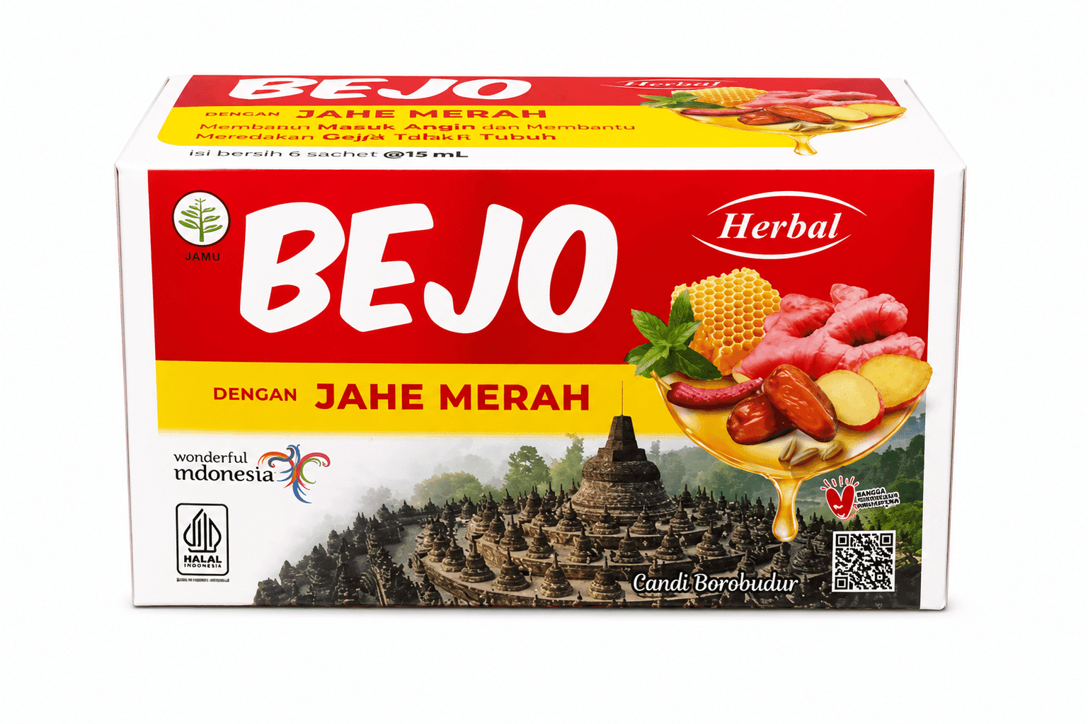Bejo Herbal Extra Jahe Merah Kotak isi 6 Sachet – 1