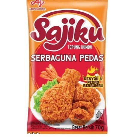 Sajiku Tepung Bumbu Serbaguna Pedas 70 gr – 1
