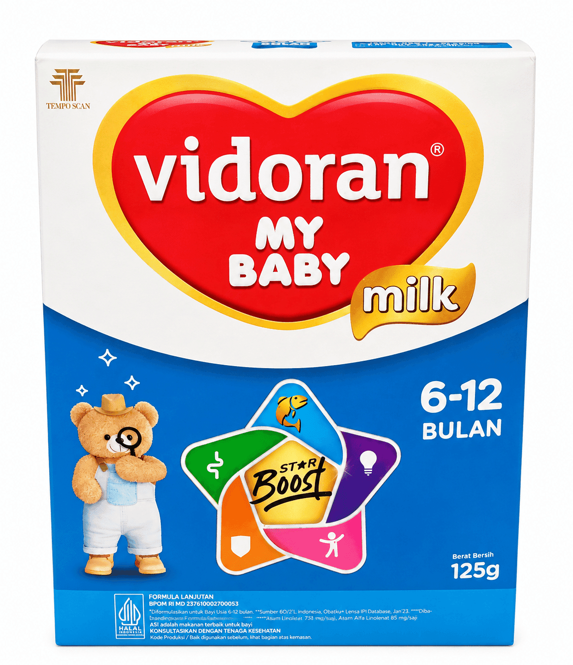 Vidoran My Baby Milk Nutriplex Usia 6-12 Bulan 125 gr – 1