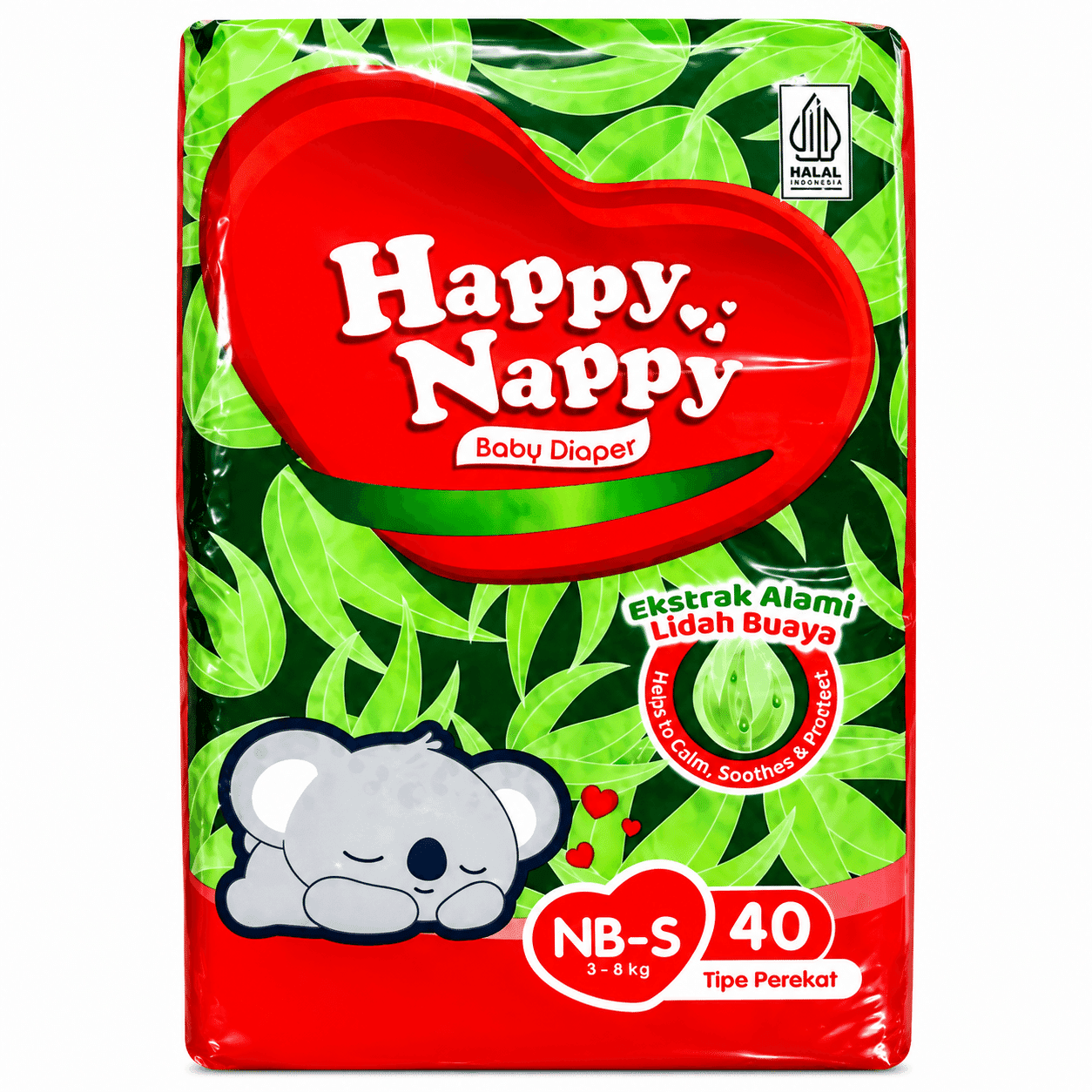 Happy Nappy Baby Diaper S Isi 40 pcs – 1