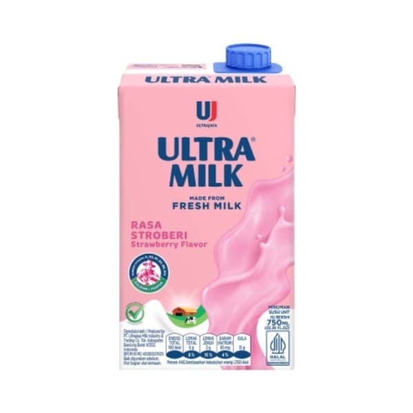 Ultra Milk Stroberi 750 ml – 1