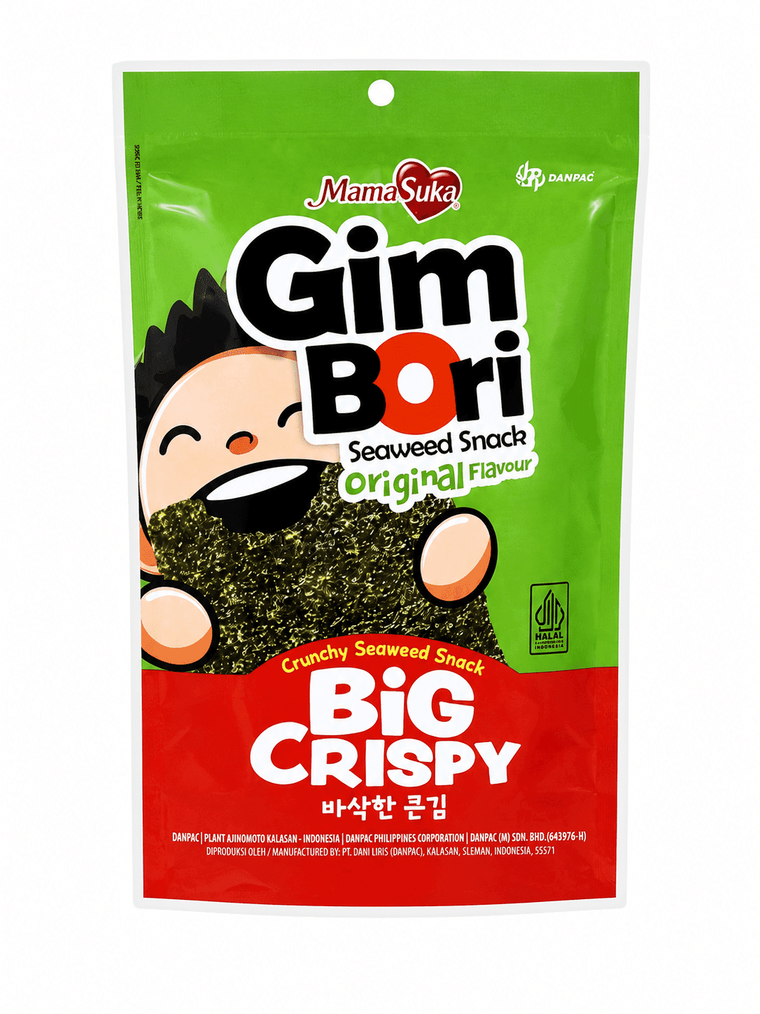 Mama Suka Gim Bori Seaweed Snack Original 3 gr – 1