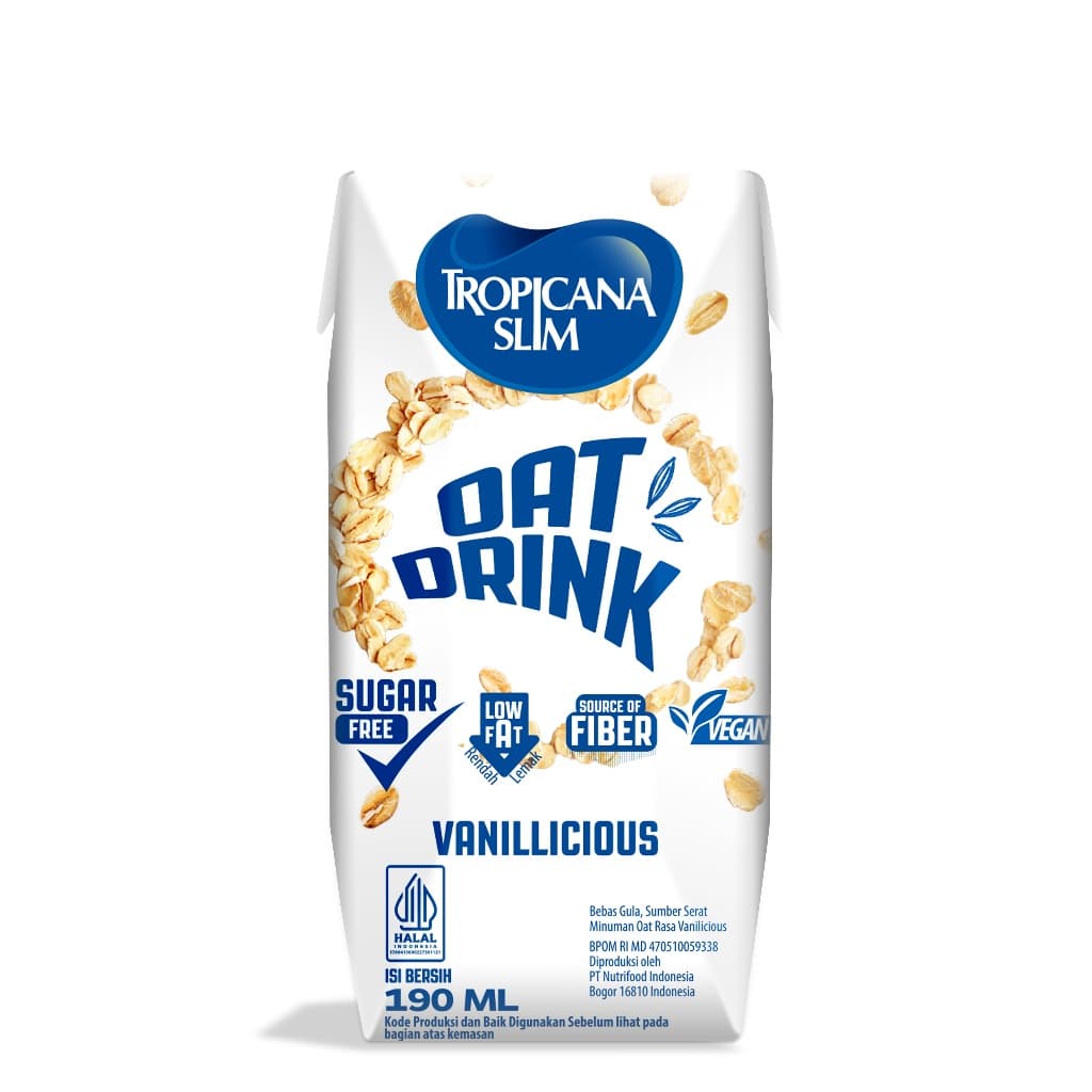 Tropicana Slim Minuman Oat Vanila 190 ml – 1