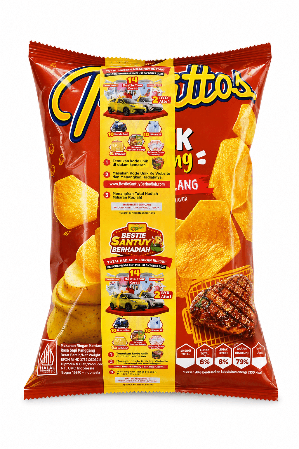 Piattos Sapi Panggang 35 gr – 1