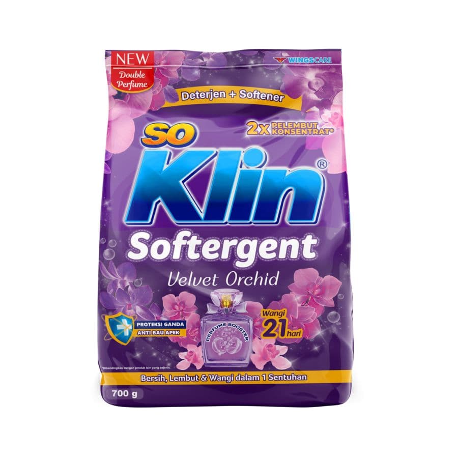SoKlin Deterjen Bubuk Soft Velvet Orchid 700 gr – 1