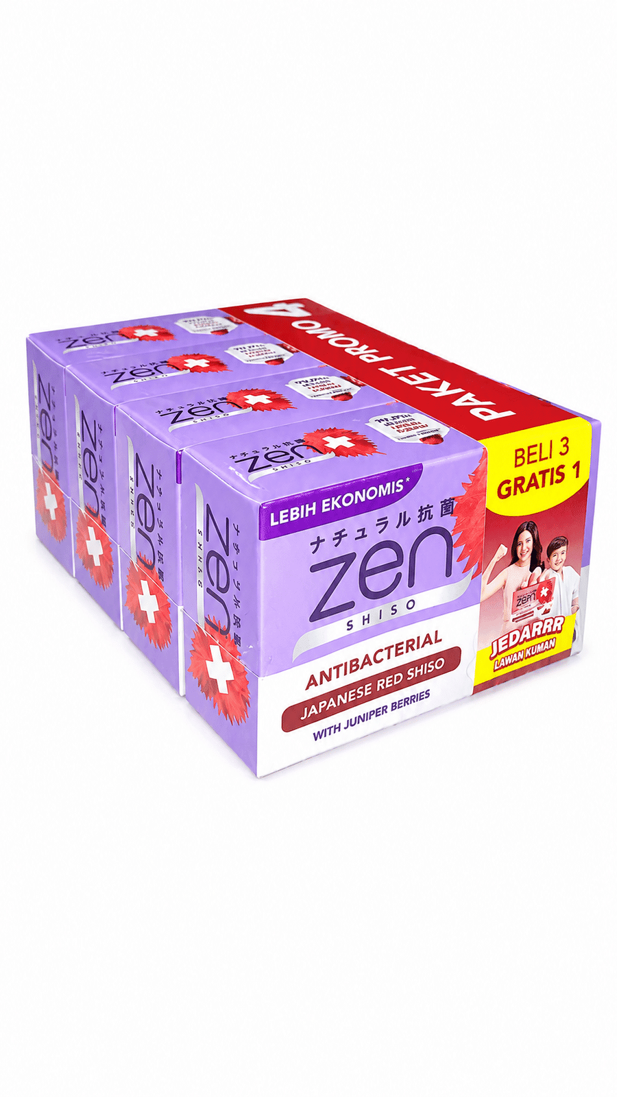 Zen Sabun Batang Juniper Berries 60 gr x 4 pcs – 1