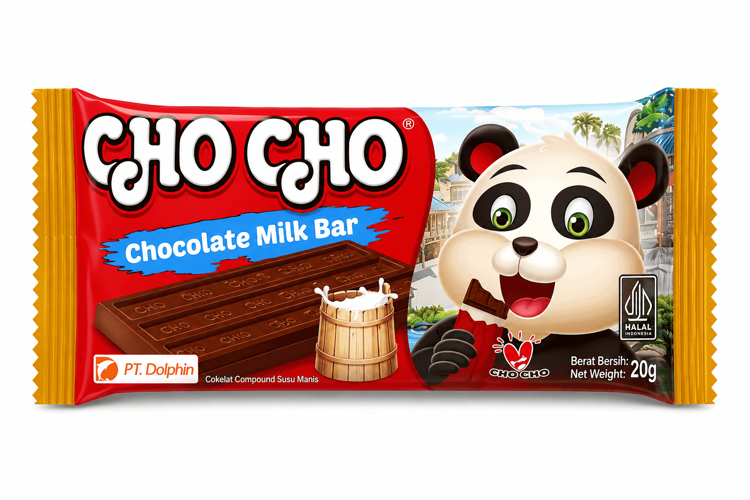 Cho Cho Chocolate Milk Bar Cokelat 20 gr – 1