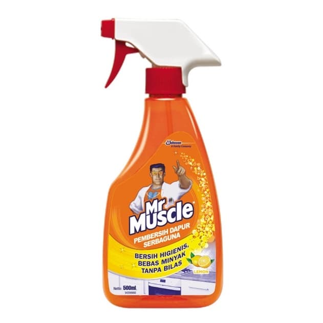 Mr Muscle Pembersih Dapur Lemon Botol Pump 500 ml – 1