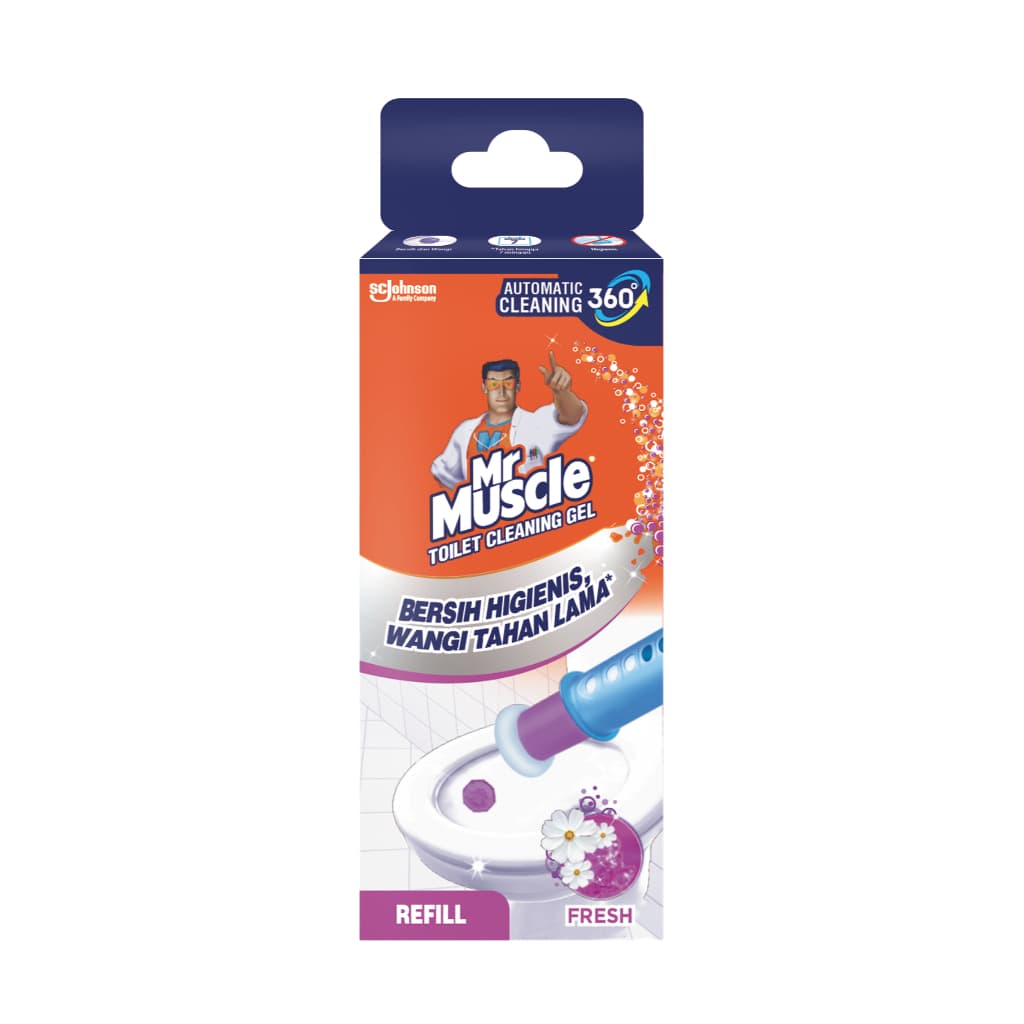Mr Muscle Gel Pembersih Toilet Refill Fresh Clean 36 ml – 1