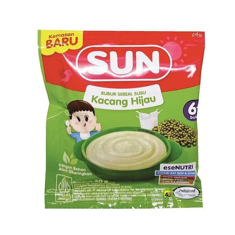 Sun Bubur Tim Kacang Hijau 4 Sachet x 20 gr – 1