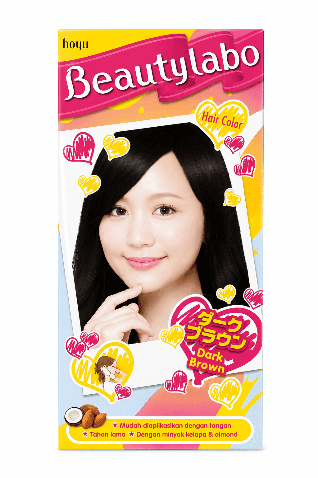 Beautylabo Warna Rambut Dark Brown N4 – 1