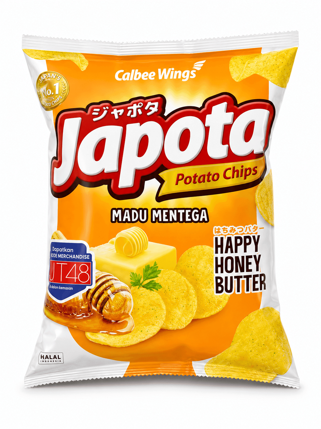Japota Keripik Kentang Rasa Madu Mentega 65 gr – 1