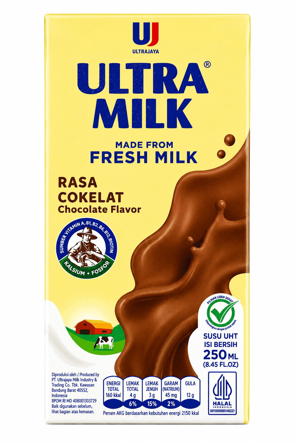Ultra Susu Cokelat 250 ml – 1