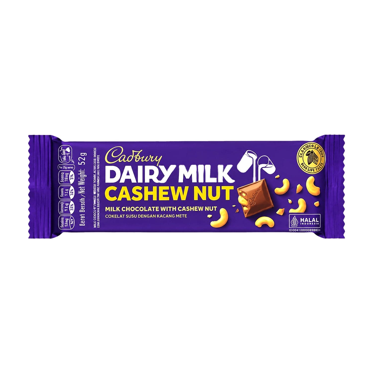 Cadbury Dairy Milk Cashew Nut 52gr – 1