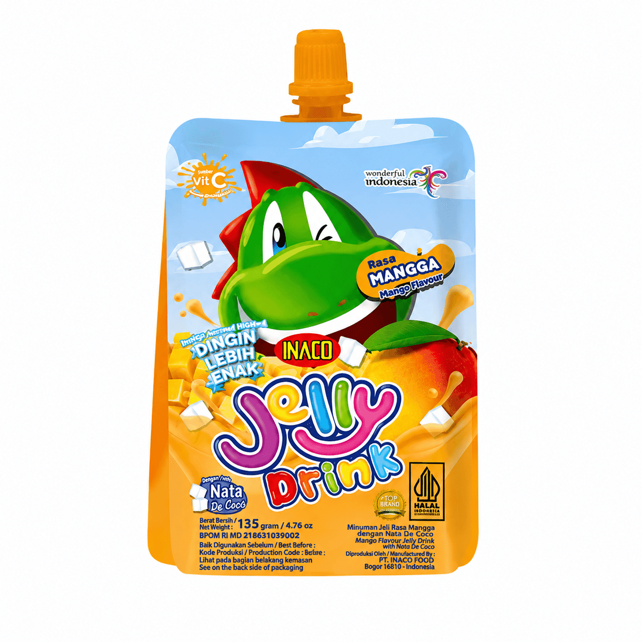 Inaco Jelly Drink Mangga 135 gr – 1