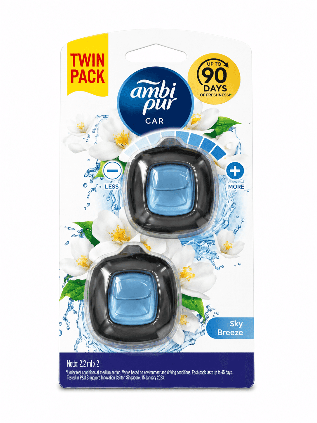 Ambi Pur Pewangi Mobil Mini Clip Sky Blue 2 ml – 1