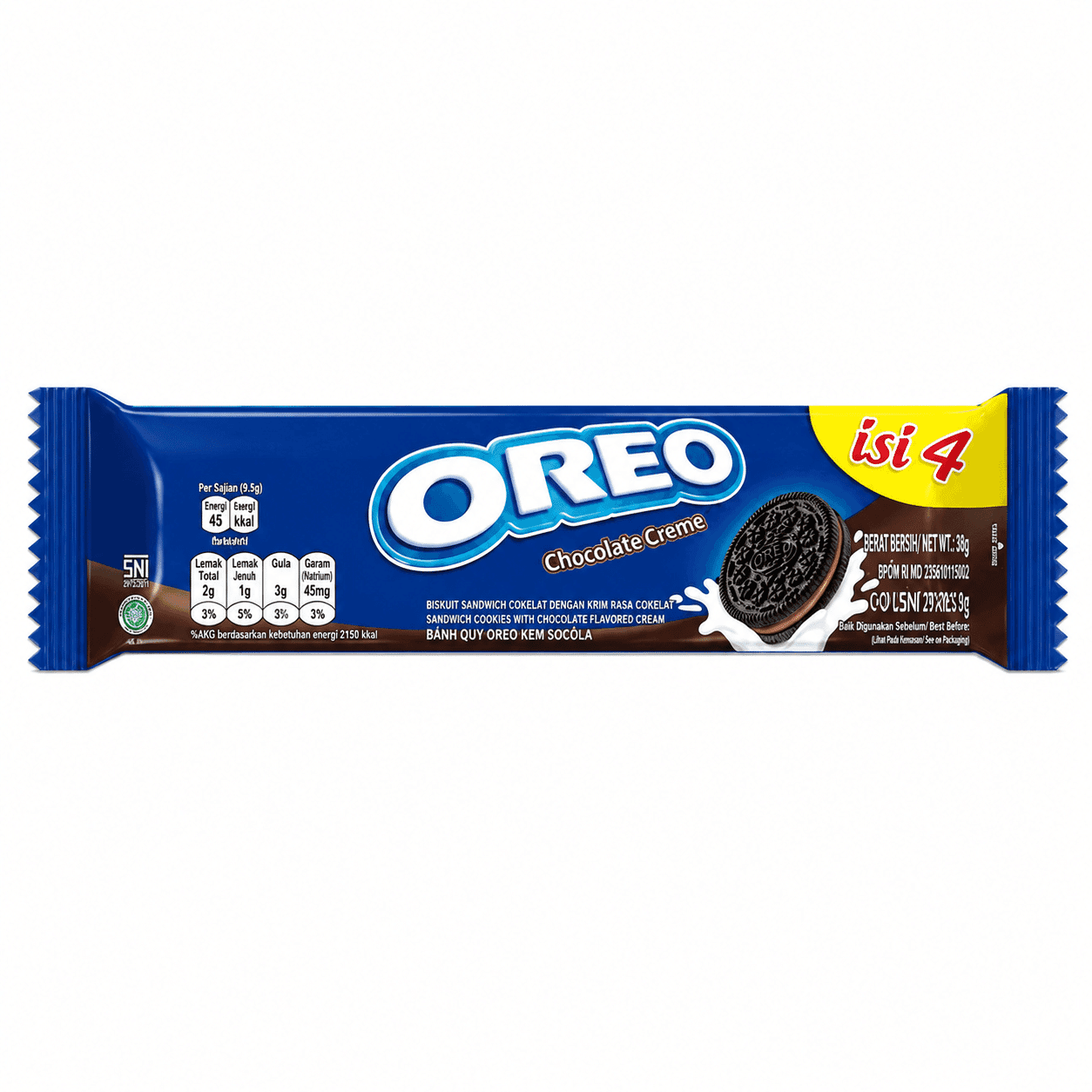 Oreo Biskuit Sandwich Chocolate 32,8 gr – 1
