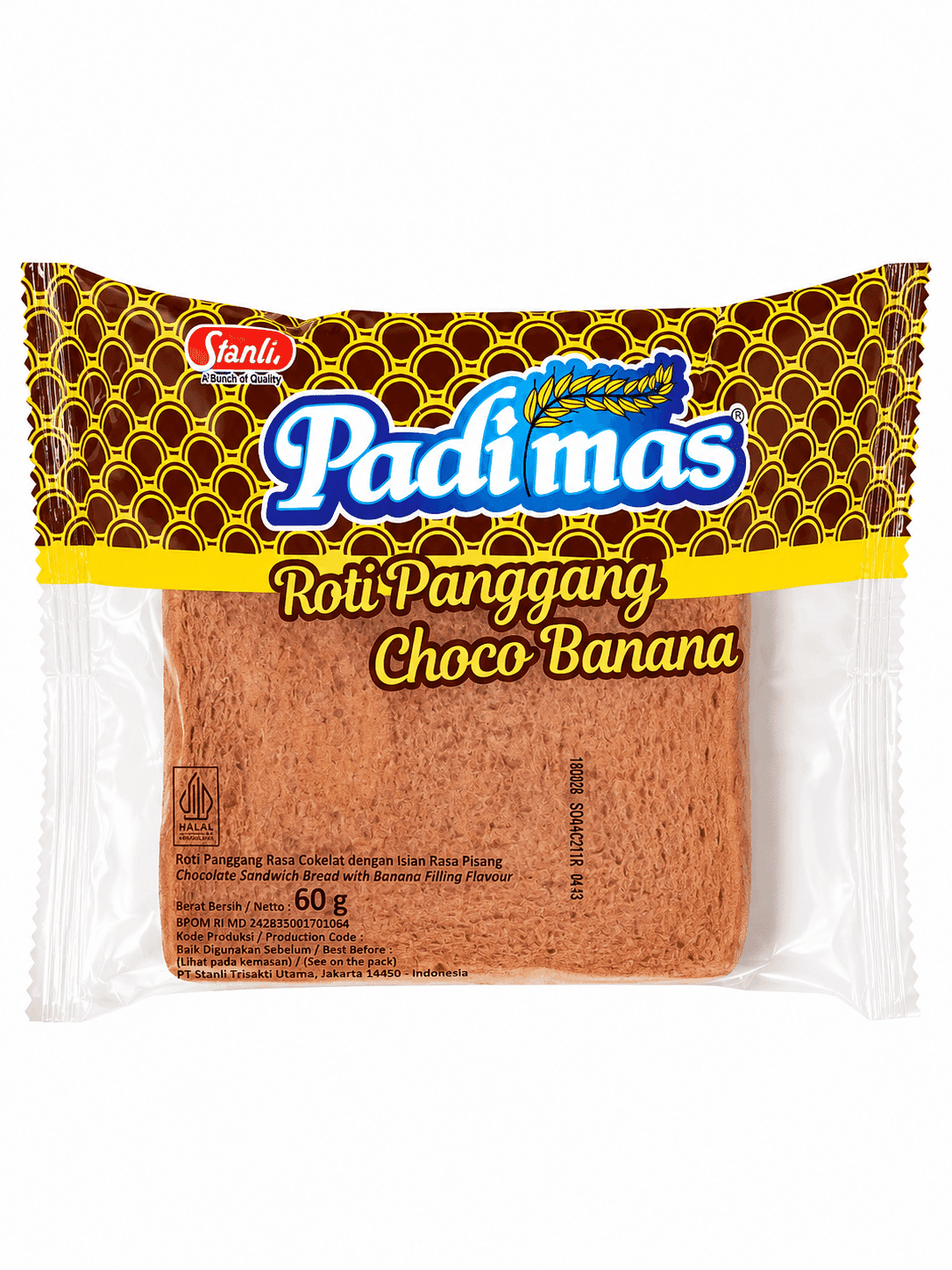 Padimas Roti Panggang Cokelat Pisang 60 gr – 1