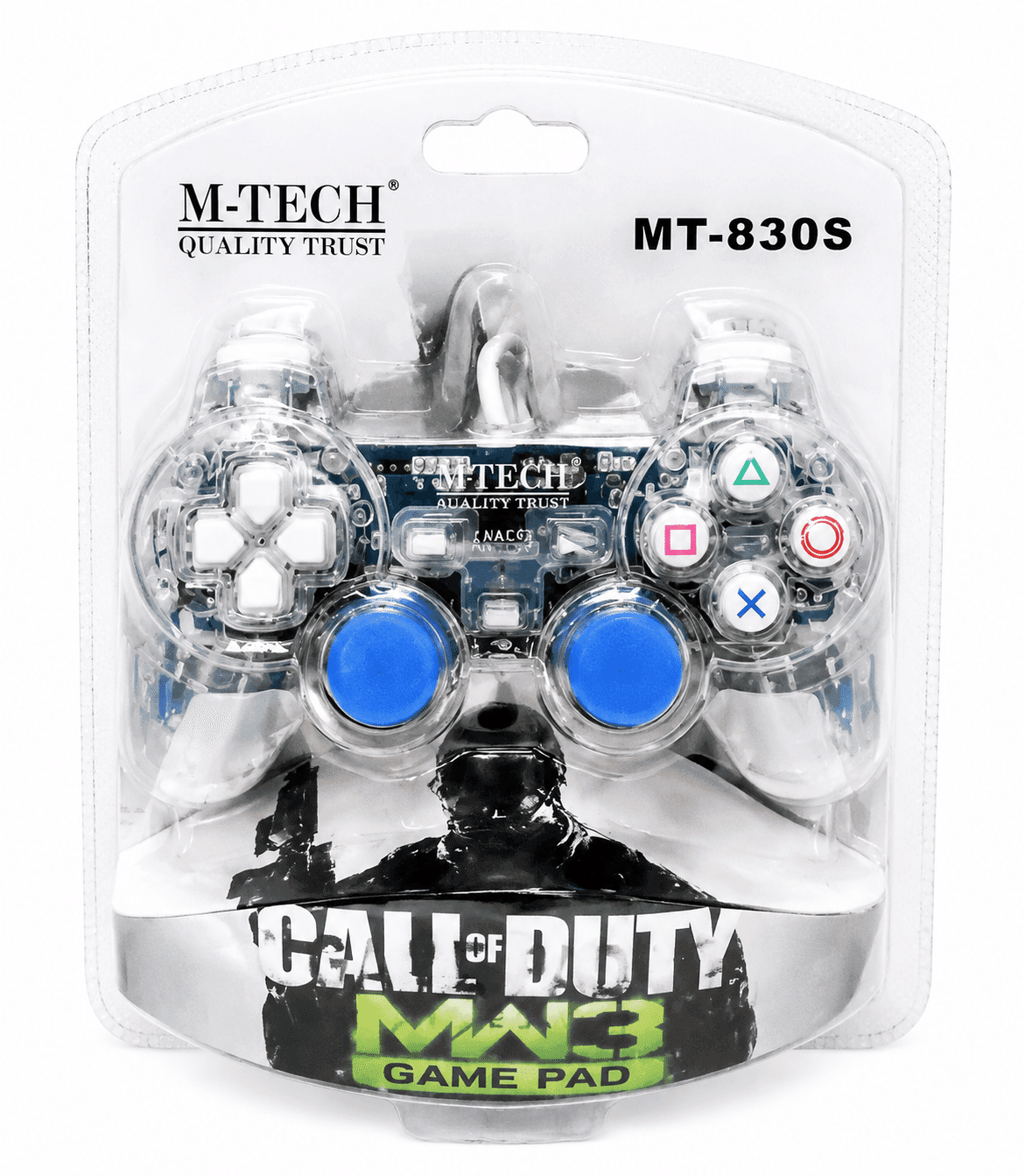 M-Tech Gamepad Single Trans Biru Gpmsgtb – 1