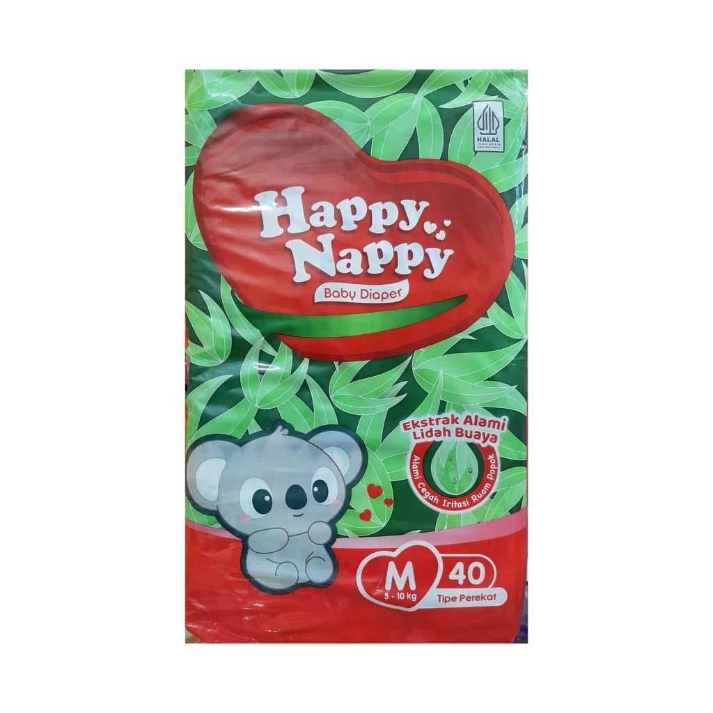 Happy Nappy Baby Diaper M Isi 40 pcs – 1