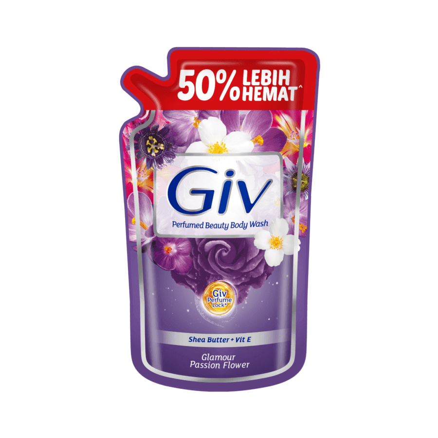 Giv Sabun Mandi Cair Passion Flower Refill 800 ml – 1
