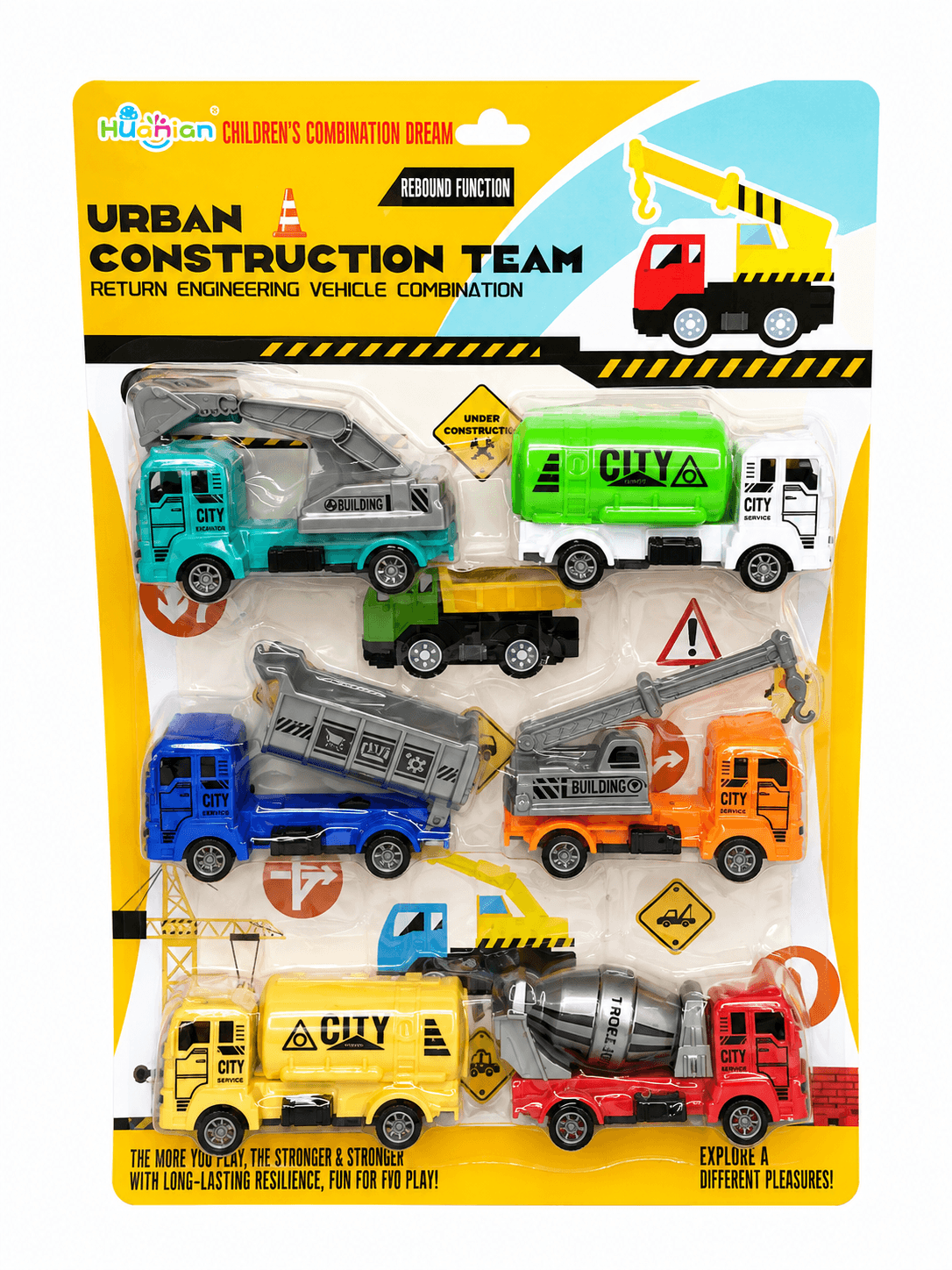 Set Konstruksi Urban 6 pcs 2055 – 1