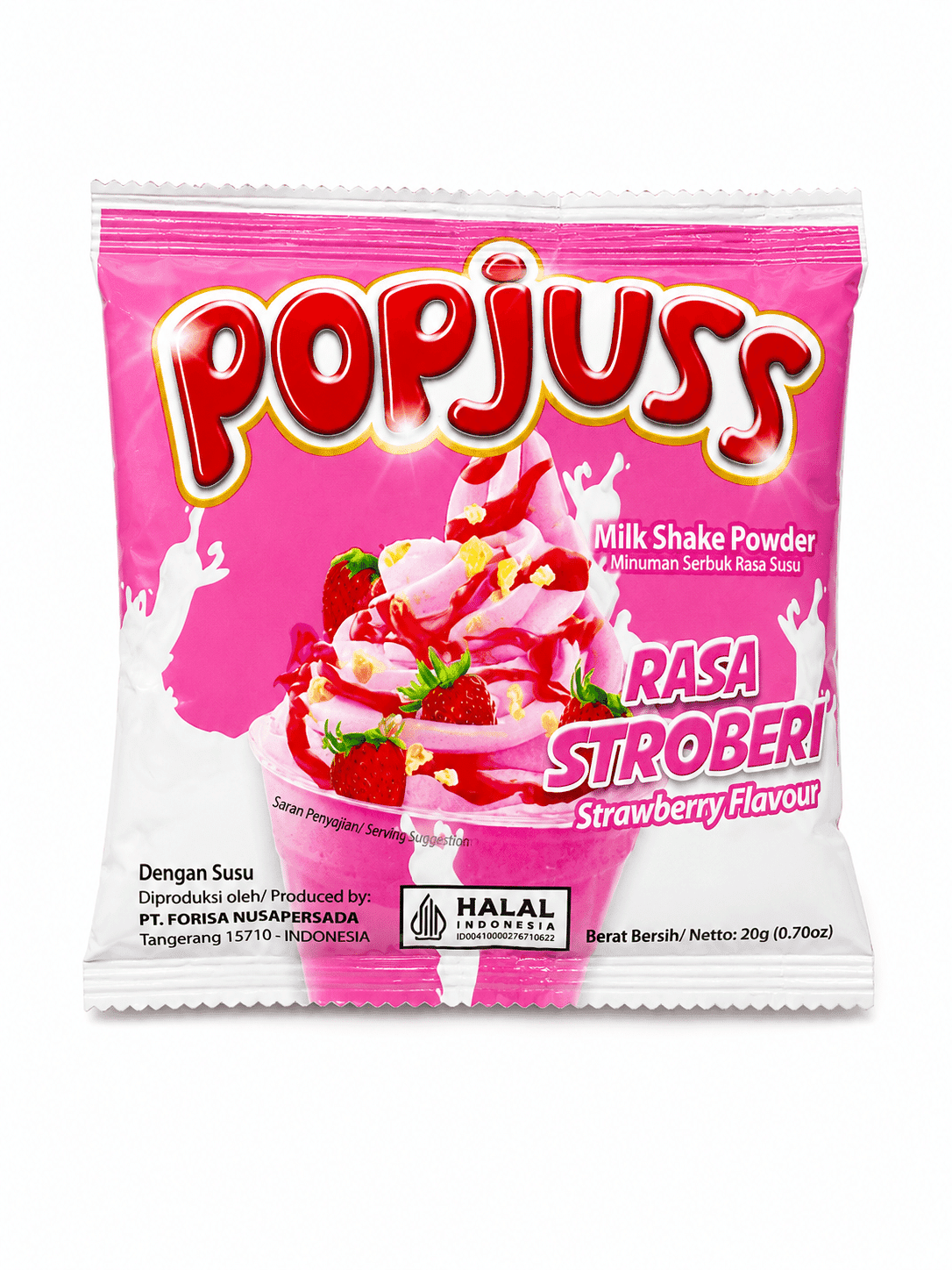 Pop Jus Strawberry 5 x 20 gr – 1