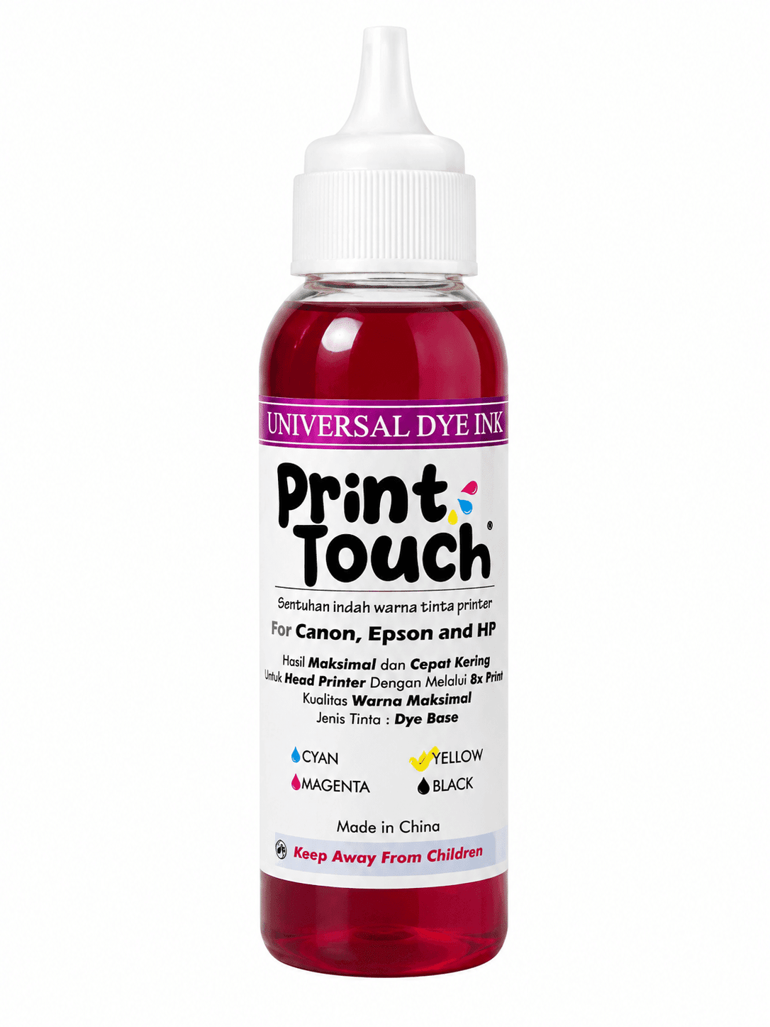 Print Touch Tinta Printer Kuning 100 ml – 1