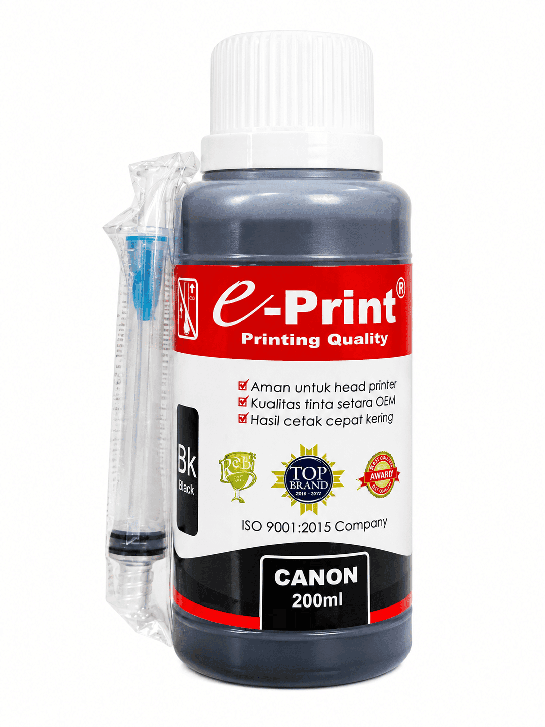 E-Print Tinta untuk Canon 200 ml Hitam – 1