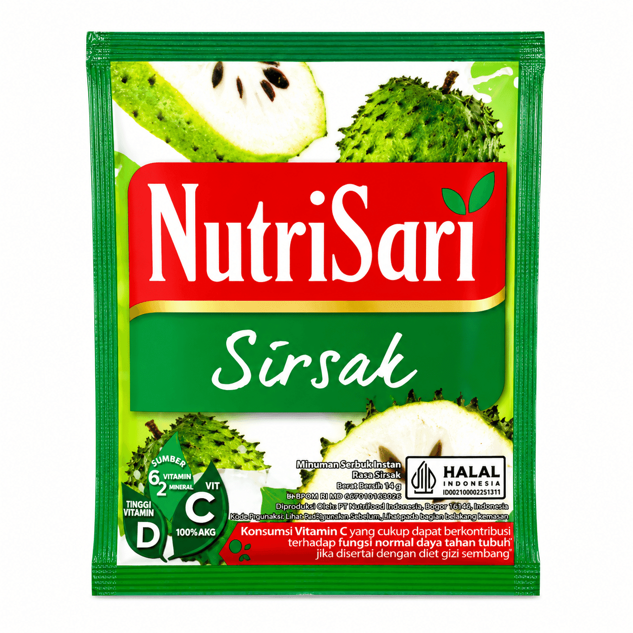Nutrisari Serbuk Sirsak 11 gr x 5 Sachet – 1