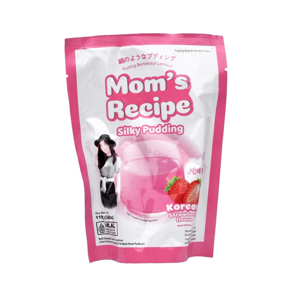 Mom's Recipe Silky Pudding Korean Strawberry 110 gr – 1