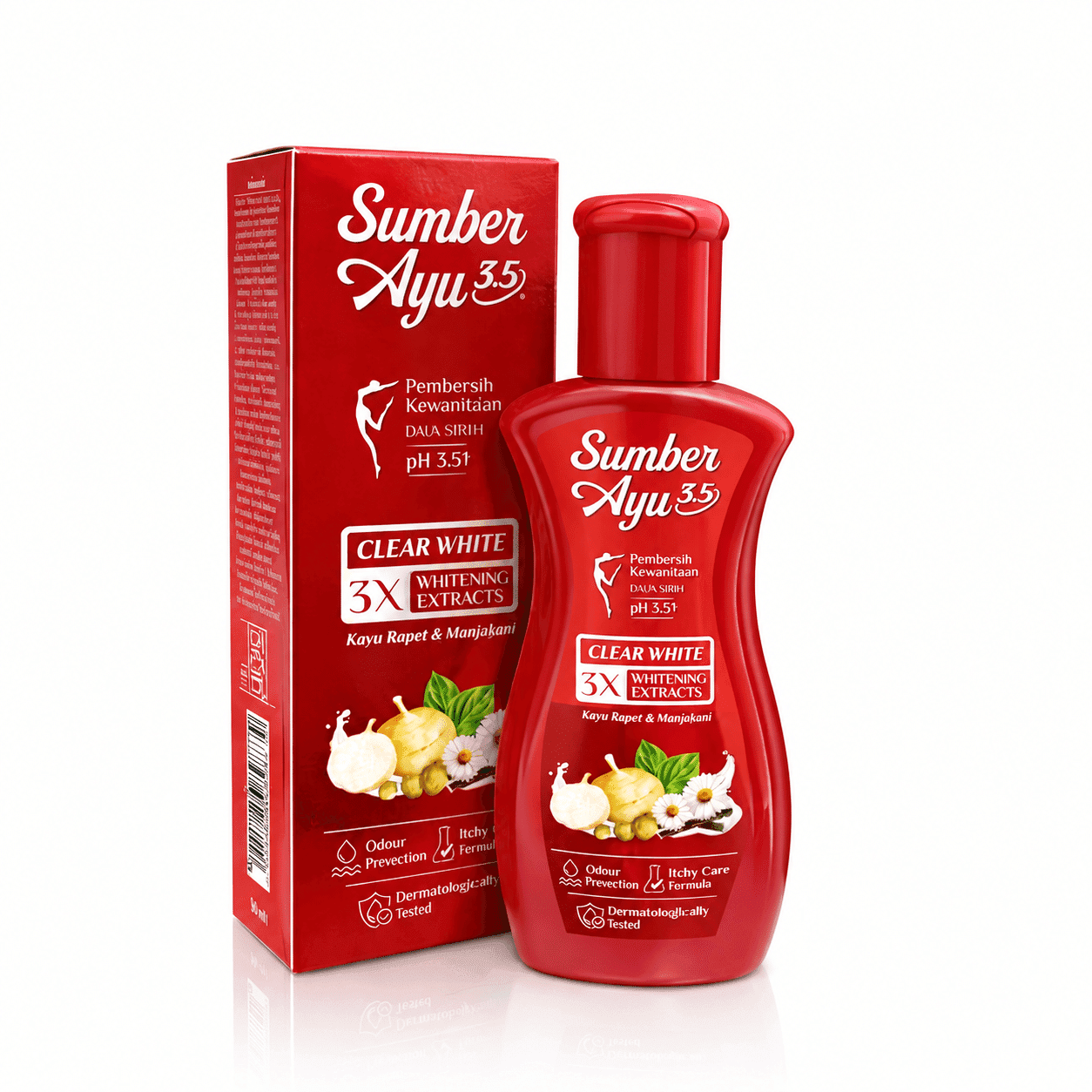 Sumber Ayu Pembersih Kewanitaan Pearly White Extra 50 ml – 1