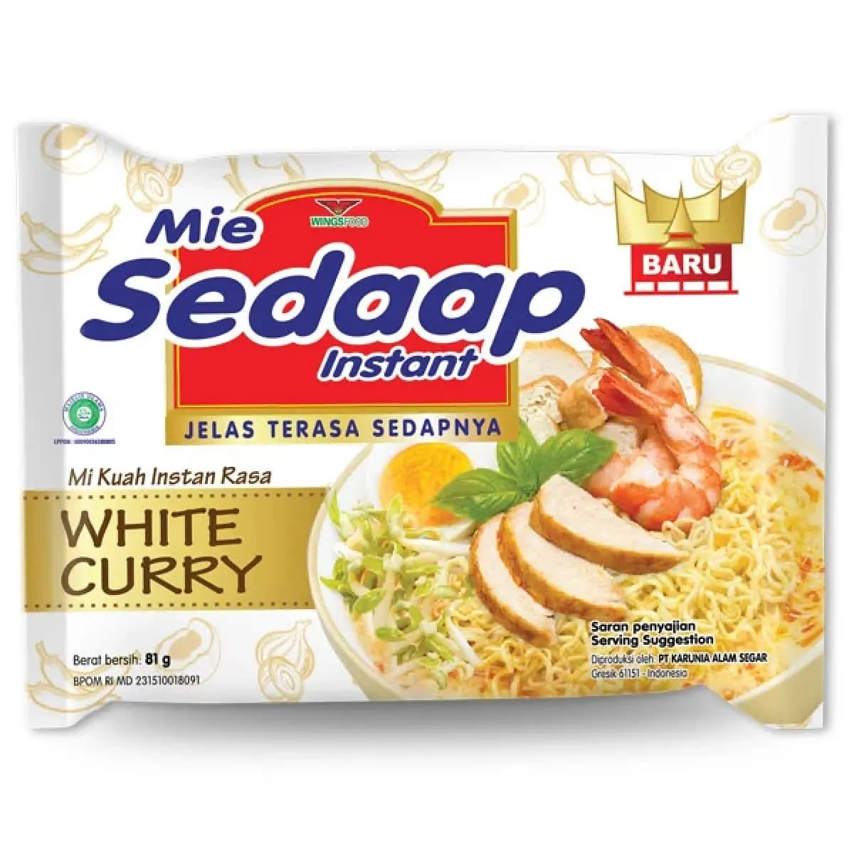 Sedaap Mi Kari Putih 81 gr – 1