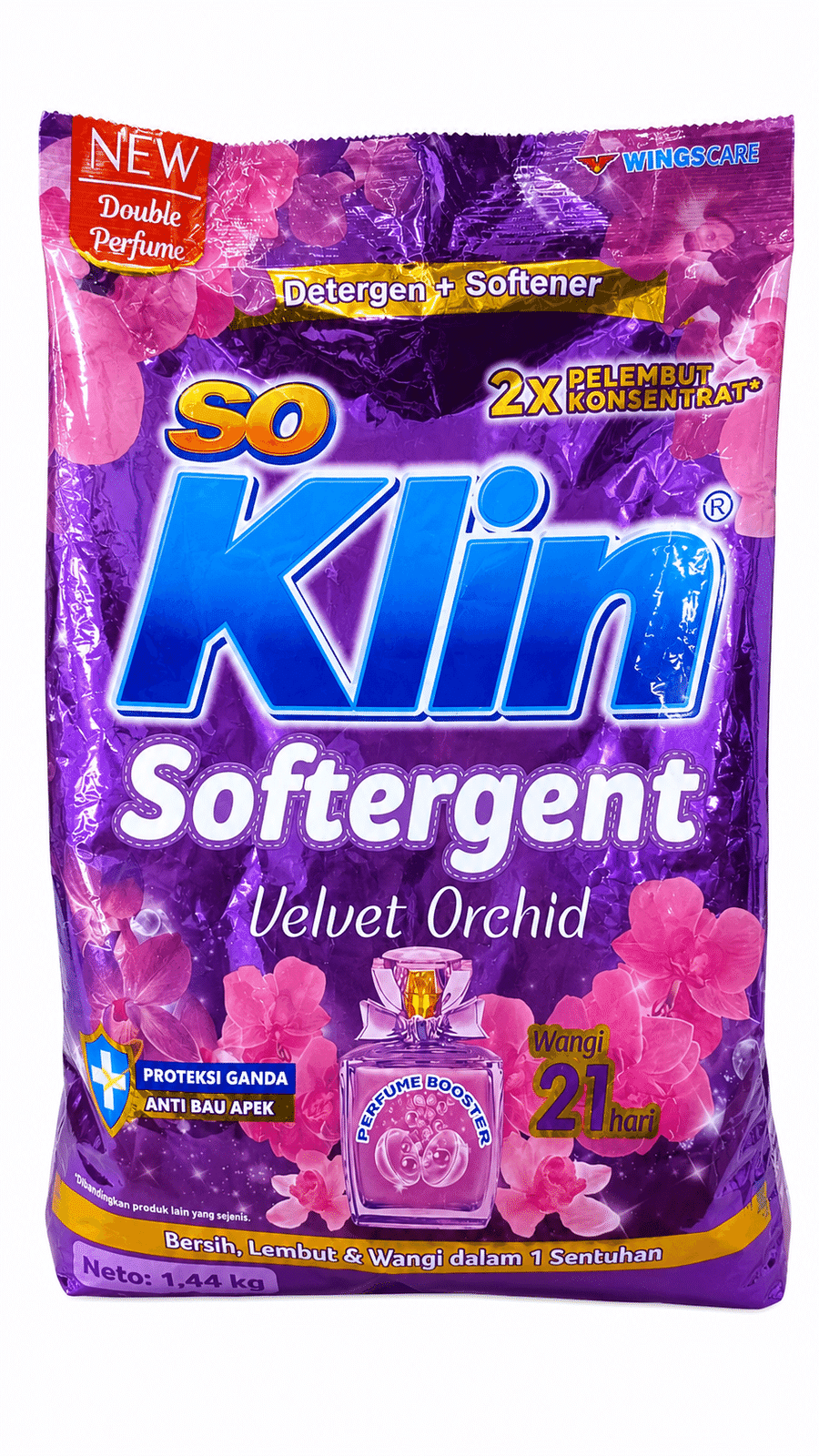 Soklin Deterjen Bubuk Soft Velvet 1.44 kg – 1