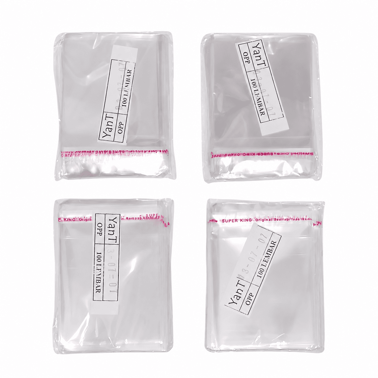Plastik Opp Ukuran 7 x 13,5 (100 Lembar) – 1