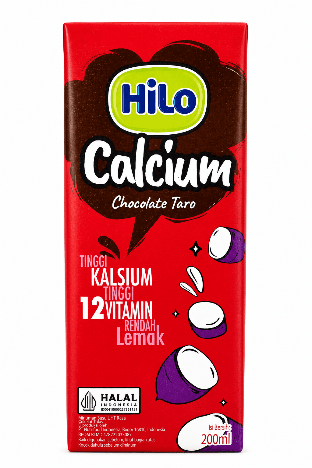 Hilo Ready To Drink Cokelat Talas 200 ml – 1
