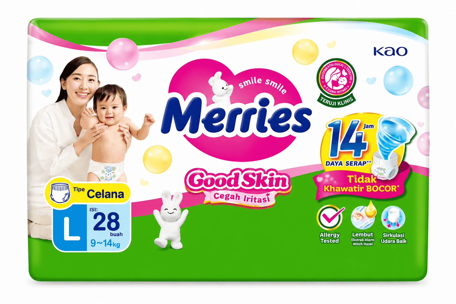 Merries Popok Celana L isi 28 pcs – 1
