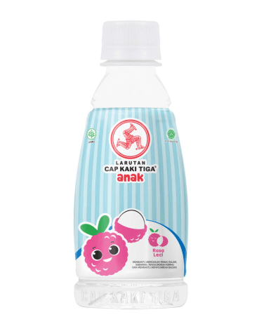 Kaki 3 Larutan Anak Lychee Botol 250 ml – 1