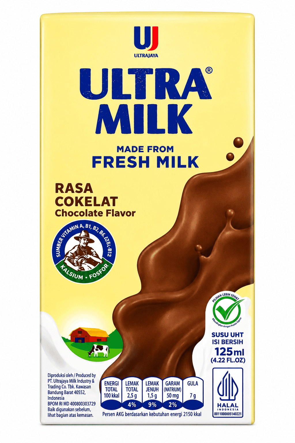 Ultra Susu Cokelat 125 ml – 1