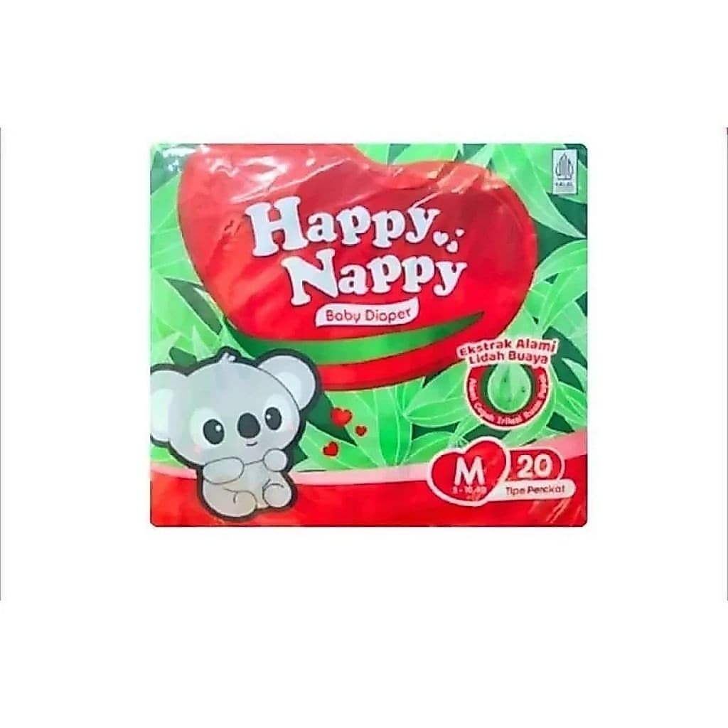 Happy Nappy Baby Diaper M Isi 20 pcs – 1